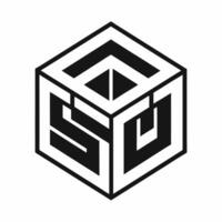 Isometric Cube Concept vector