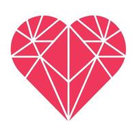 Heart Geometry design vector