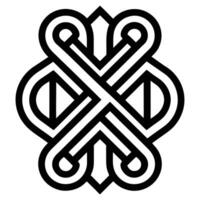 Geometric Monogram Design vector