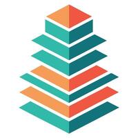 modern Simple Rectangular Graphics vector