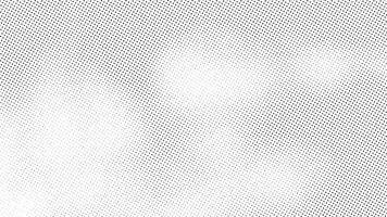 Dynamic halftone pattern texture gradient with black dots diminishing in size over a clean white background. noise gradient. vector