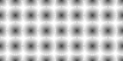 Abstract seamless pattern with circular lines. Concentric geometric design vector