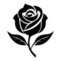 Rose icon design with a white background vector