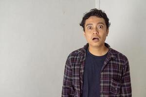 Man with a Surprised Expression photo