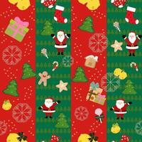 A Christmas designed in red and green background. vector