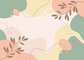 Design simple modern flower background for design. vector