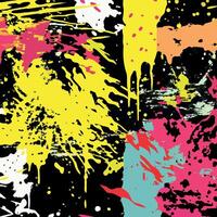 A colorful abstract background with paint splatters vector