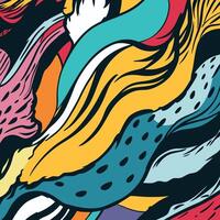 A colorful abstract background with many different shapes vector