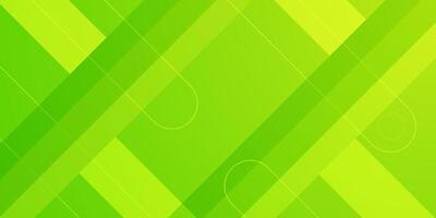 Colorful papercut abstract 3D background with gradient bright green square pattern combination color on background. vector