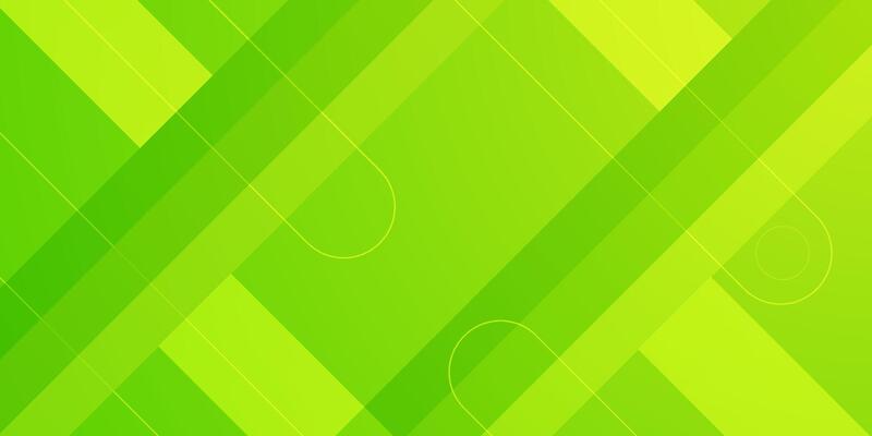 Colorful papercut abstract 3D background with gradient bright green square pattern combination color on background.