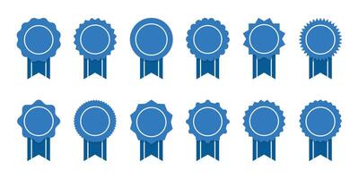 Winner award icon. Best choice badge. Set of premium quality and guarantee labels isolated on a white background. vector