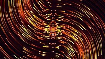 Abstract animation of color refraction effect, 3d render, 4k seamless looped video