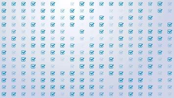 Check Icon Pattern Background Loop video