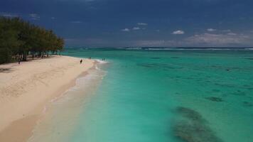 Mauritius island, view of the Cape with the monument to captain Matthew Flinders and the Indian ocean video