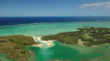 The island of Ile-AUX-Cerfs is located on the East coast of Mauritius.a beautiful piece of land that is part of Mauritius video