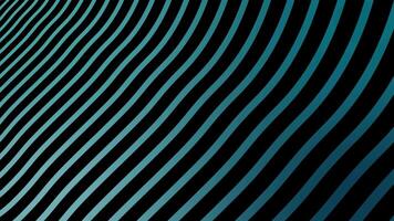 Dynamic abstract pattern of diagonal teal lines on a black background, creating a striking sense of motion and rhythm with a minimalist aesthetic. video