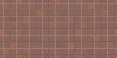 3d square tile mosaic ceramic texture seamless pattern mocha mousse tone background graphic illustration. vector
