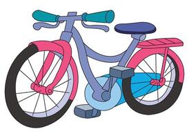 Bicycle isolated on a white background vector