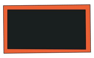 Blackboard isolated on a white background vector