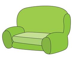 Sofa isolated on a white background vector