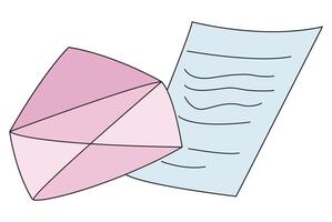 Envelope isolated on a white background vector