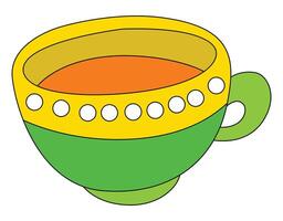 Cup isolated on a white background vector