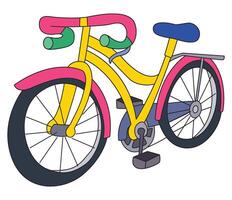 Bicycle isolated on a white background vector