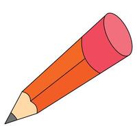 Pencils isolated on a white background vector