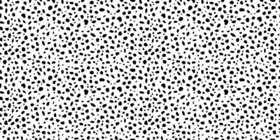 Dotted black pattern on white background. Contrasting background with small stippled spots. Seamless pattern with speckles and splashes vector