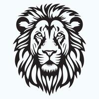 Lion silhouette illustration file vector