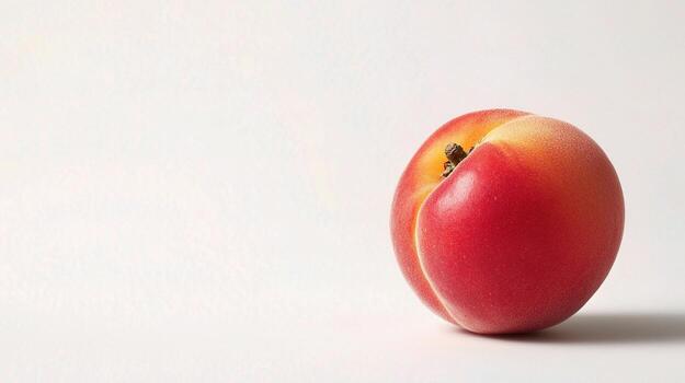 Fresh Ripe Apricot Isolated on White Background for Culinary Use photo