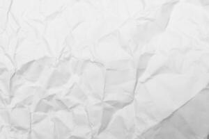 White Paper Texture background. Crumpled white paper abstract shape background with space paper recycle for text photo