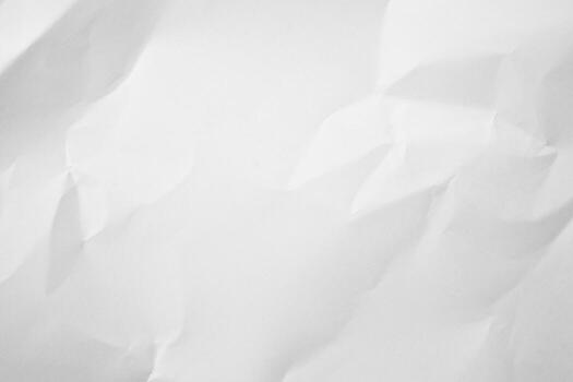 White Paper Texture background. Crumpled white paper abstract shape background with space paper for text photo