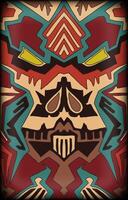 Game scene carpet background, red cards, seamless abstract pattern carpet vector