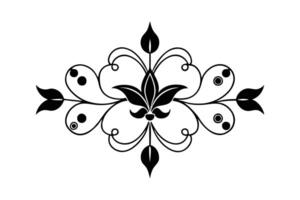 Decorative Text Divider - Elegant Ornaments for Borders and Page Typography Designs vector