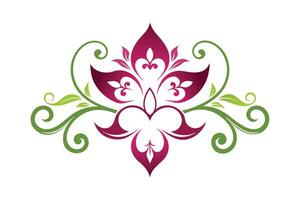 Flourish Text Divider - Elegant Ornaments for Typography, Pages, and Border Designs vector