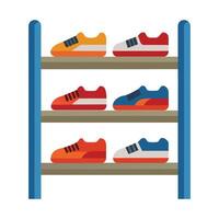 Home Shoe Rack - Design for Efficient Storage and Organization vector