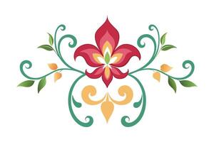 Text Divider Ornament - Decorative Flourishes for Elegant Borders and Typography vector