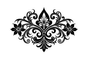 Decorative Page Dividers - Elegant Text Ornament for Borders and Typography Design vector