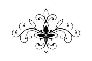 Elegant Text Divider Ornaments - Decorative Flourish Design for Typography and Page Layouts vector
