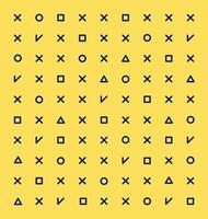 Geometric background. Geometric background with different shapes. Set of geometric shapes for background. vector