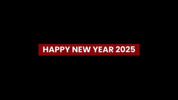 happy New Year 2025 animation, new Year motion graphics, Happy New Year template, New Year celebration video