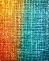 Colorful fabric background with a rainbow pattern photo