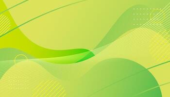 Abstract Green Wave Pattern Graphic Design vector