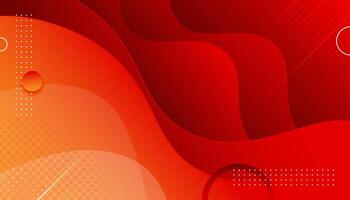 Abstract red geometric background with modern style wavy pattern texture vector