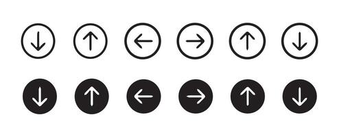 Download icon illustration on white background. Set of download icons for web or mobile app vector