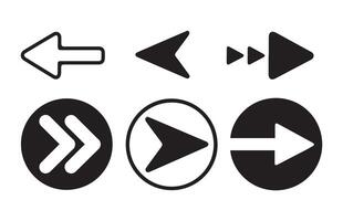 Left and right arrows vector