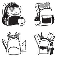 time to go back to school. Back to school concept template design. vector
