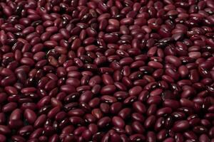Red beans texture pattern close up background photo