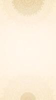 Looping Animation Of Simple Elegant Detailed Mandala Texture Design in Vertical Soft Cream Beige Background video